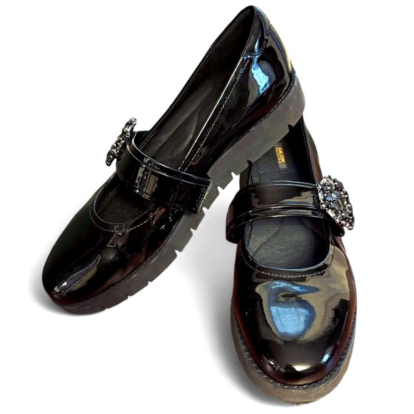 Geox Respira Patent Leather Mary-Jane Loafer - Picture 4 of 9